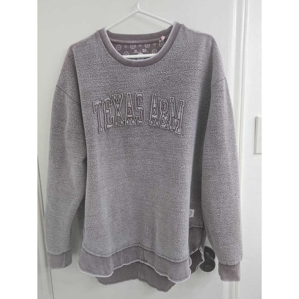 Texas A &M Pullover Sweatshirt Three Square Collegiate Apparrel XL Women's